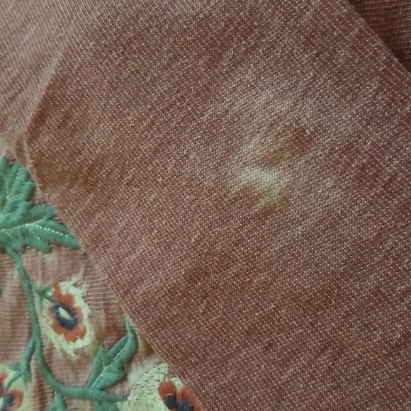 Lucky Brand magenta embroidered shirt - Picture 5 of 7